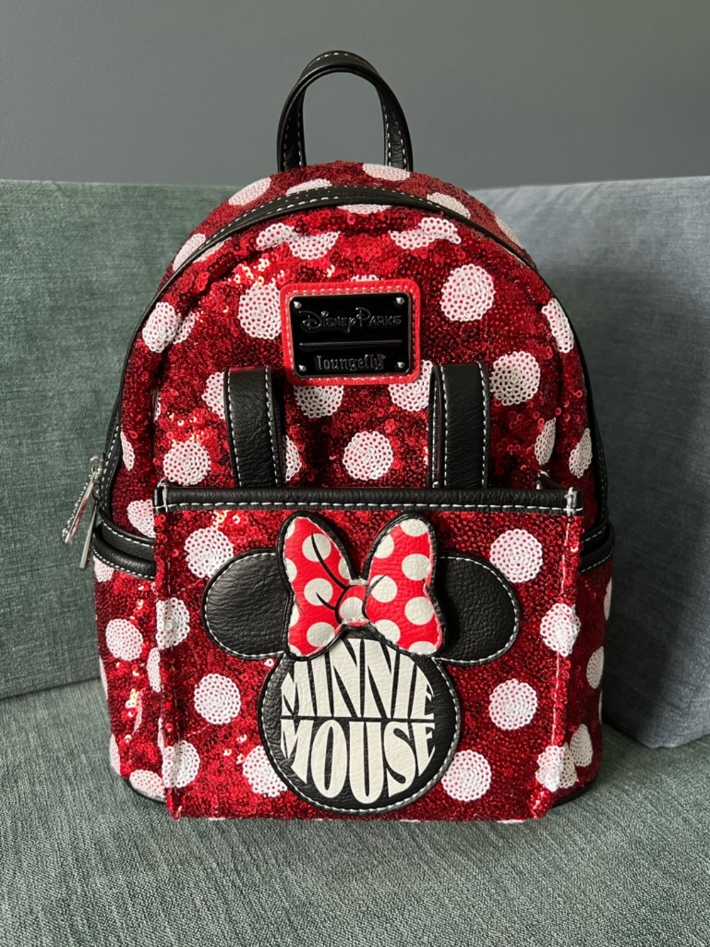 Loungefly Sequin Minnie Mouse Backpack